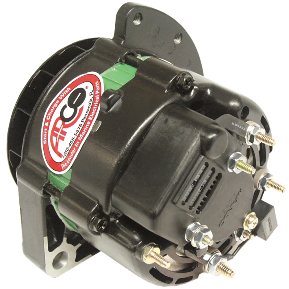 60075 12V & 55A Premium Replacement Universal Alternator with Single Groove Pulley