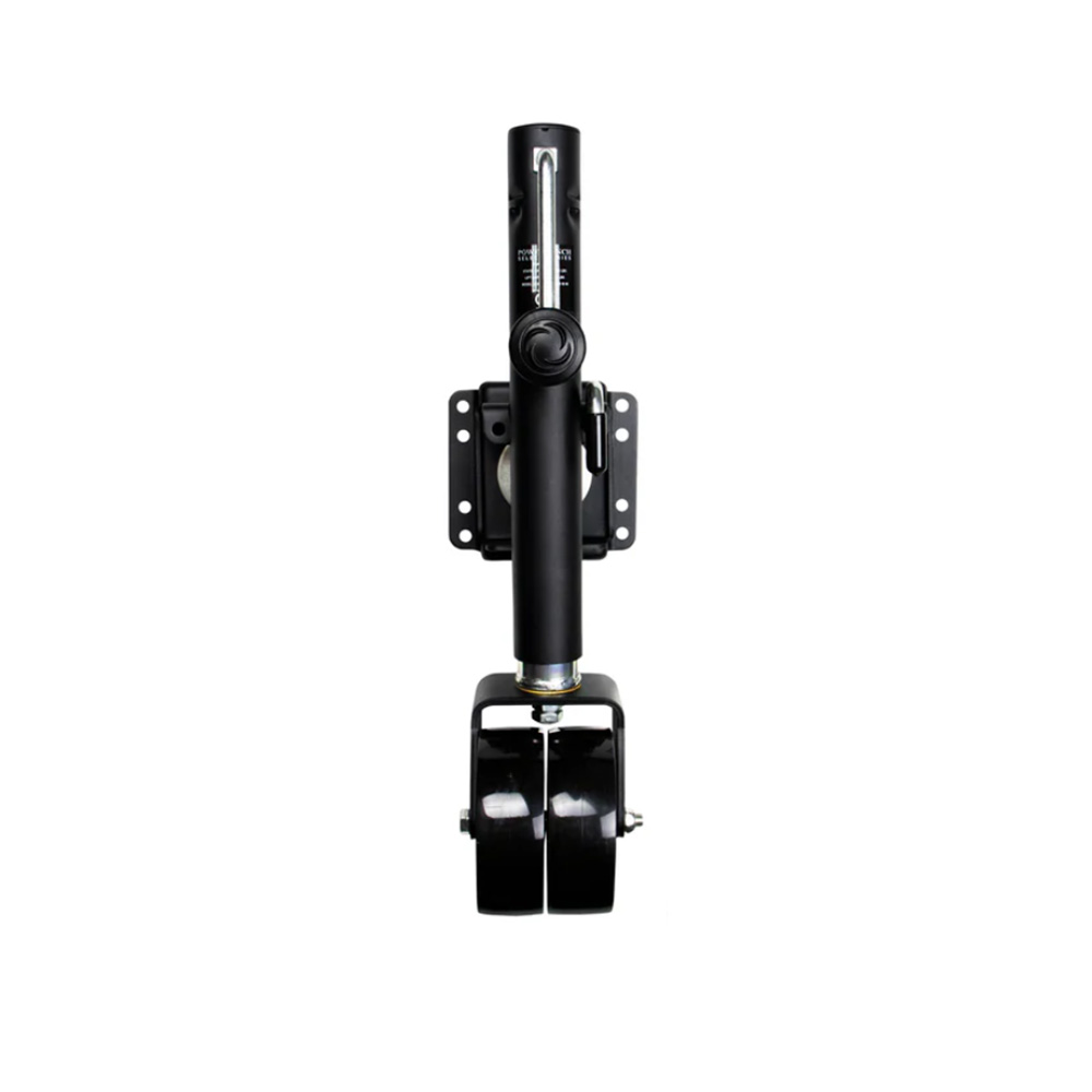21400-J-1500-W2-B-R Select Series Jack - 1500 lbs Weld-On & Double Wheel, Carbon Black