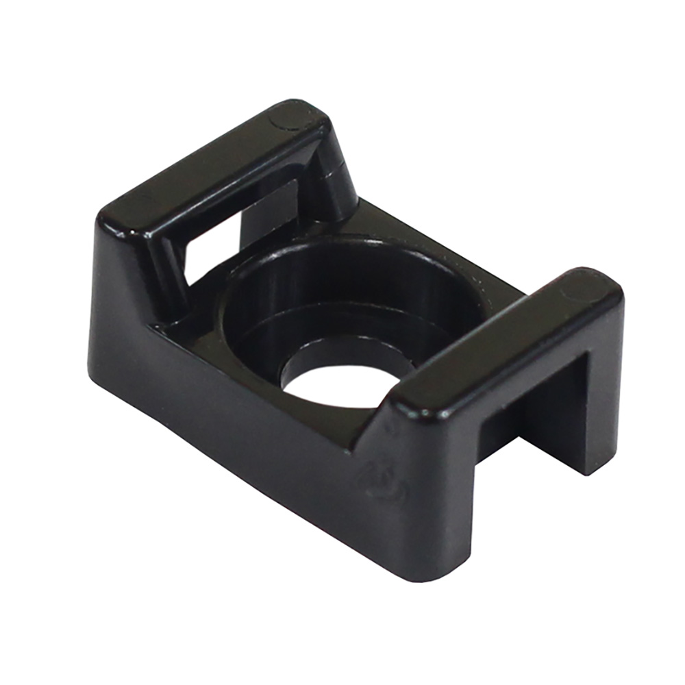 CTM2S8BK-100 Screw Down Cable Tie Mount with No.8 Screw Mount Method - Black - Pack of 100