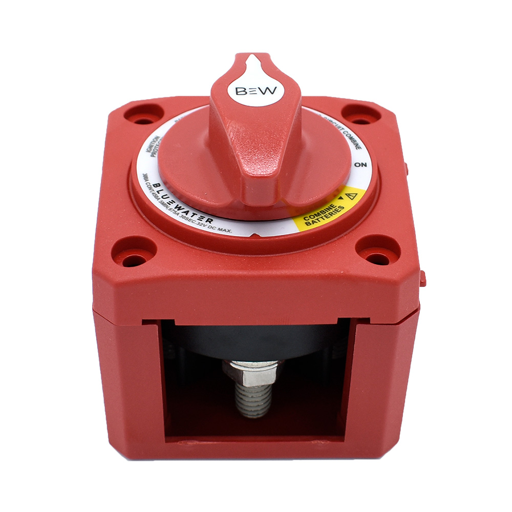 9800-011-11 Off & On Combine Battery Switch without Base & Surface Mount - Red