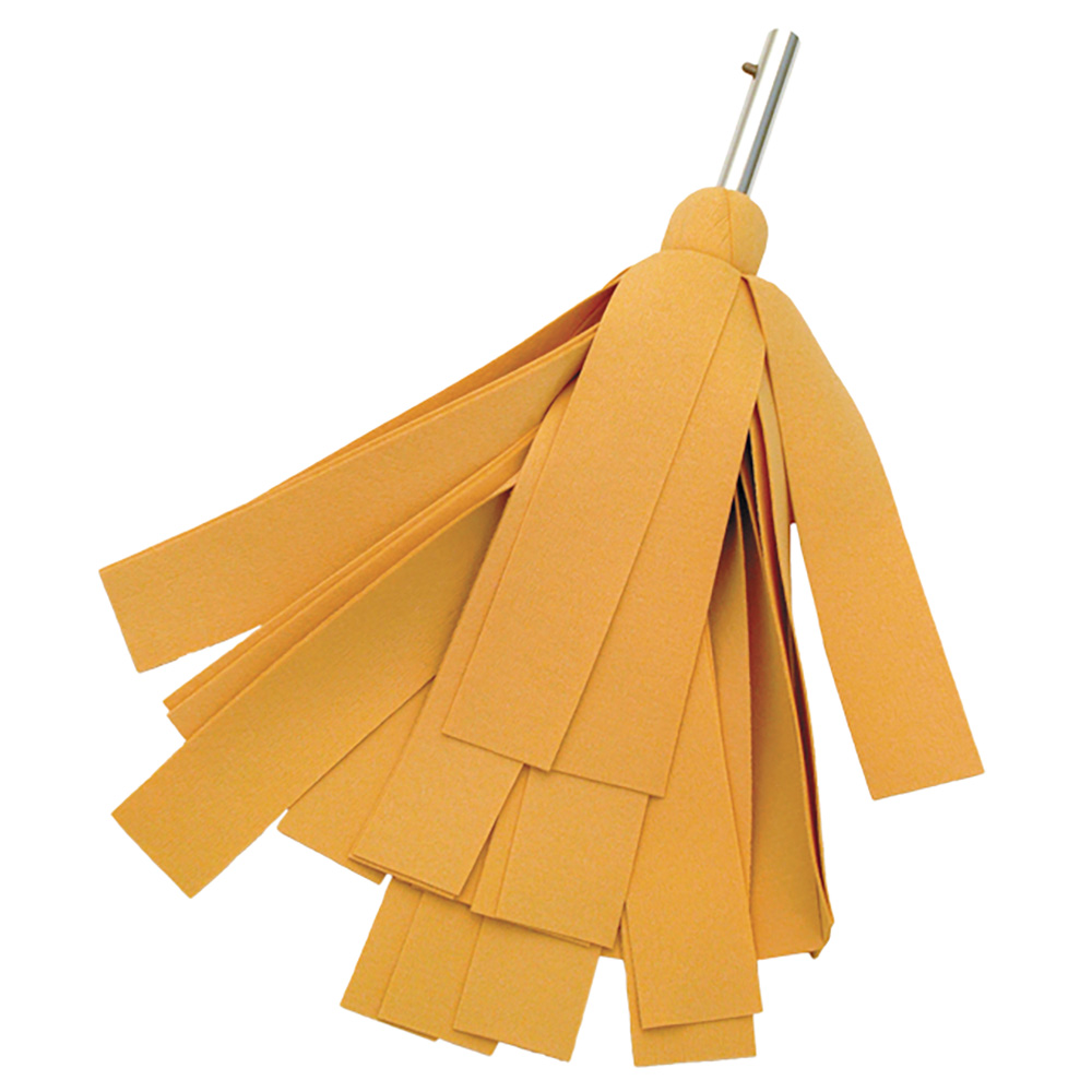 Swobbit Aquazorber Drying Mop with 2" SM Arnold Dragon Glide Fabric Strips, Uni-Snap | For Boats | by West Marine