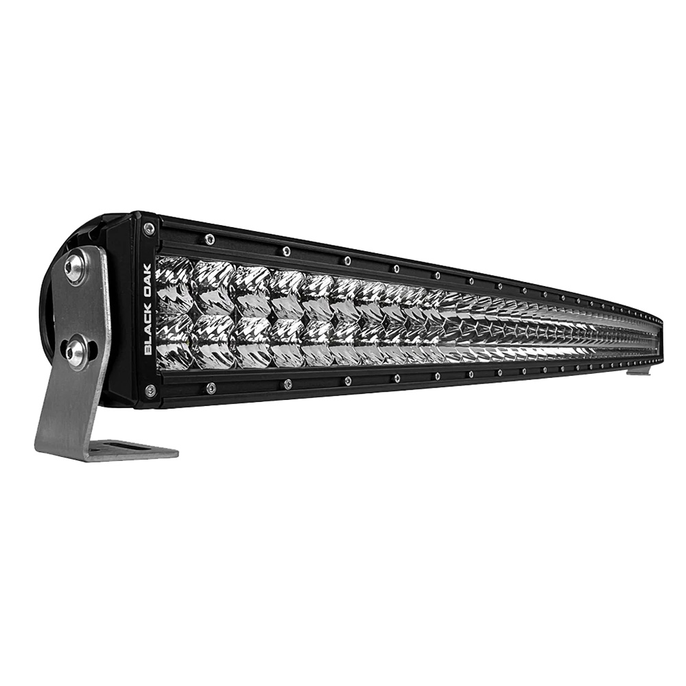 40CC-D5OS 40 in. Pro Series 3.0 Curved Double Row LED Light Bar with Combo Optics - Black Housing