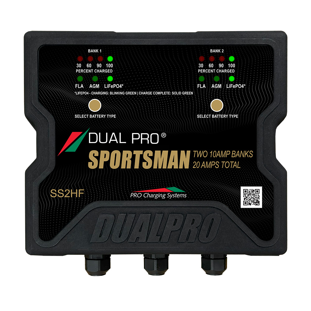 SS2HF 2-Bank Sportsman Series HF Battery Charter - 20A