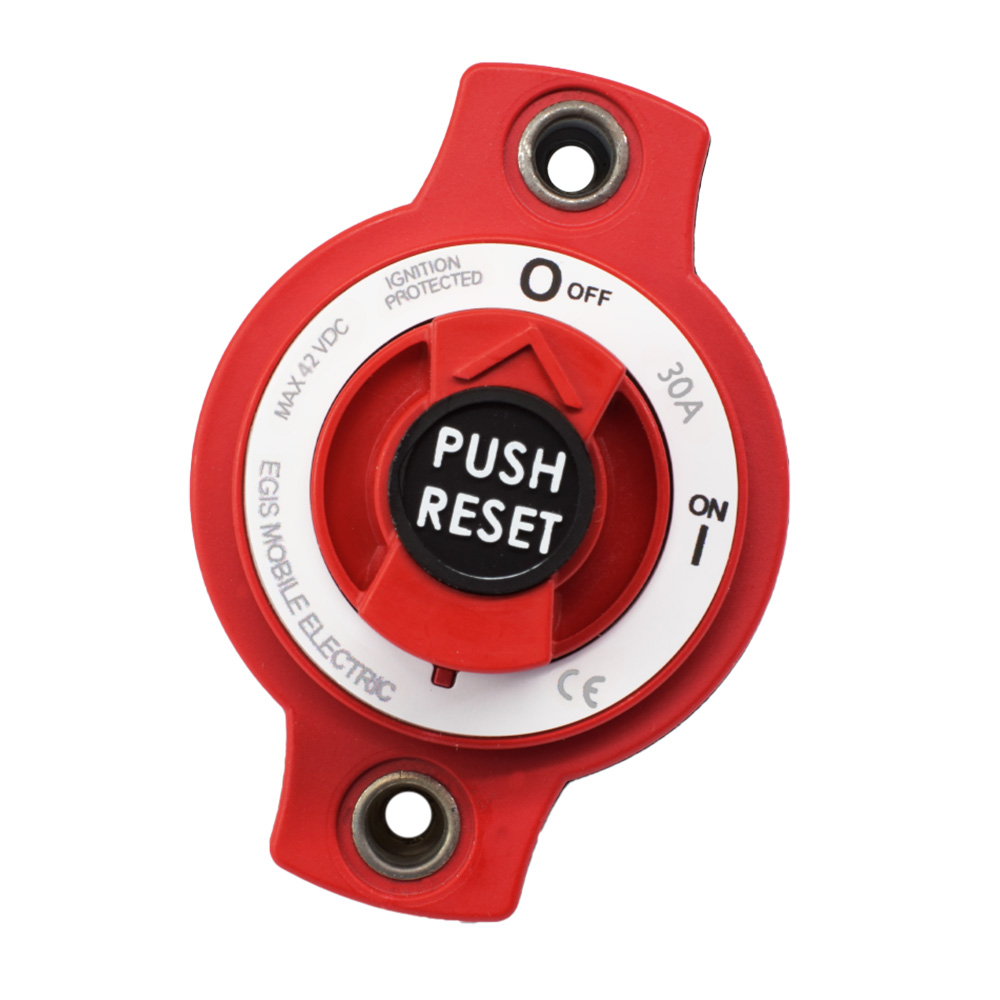 Egis Mobile Electric Mini Breaker Disconnect Switch, Panel Mount | by West Marine