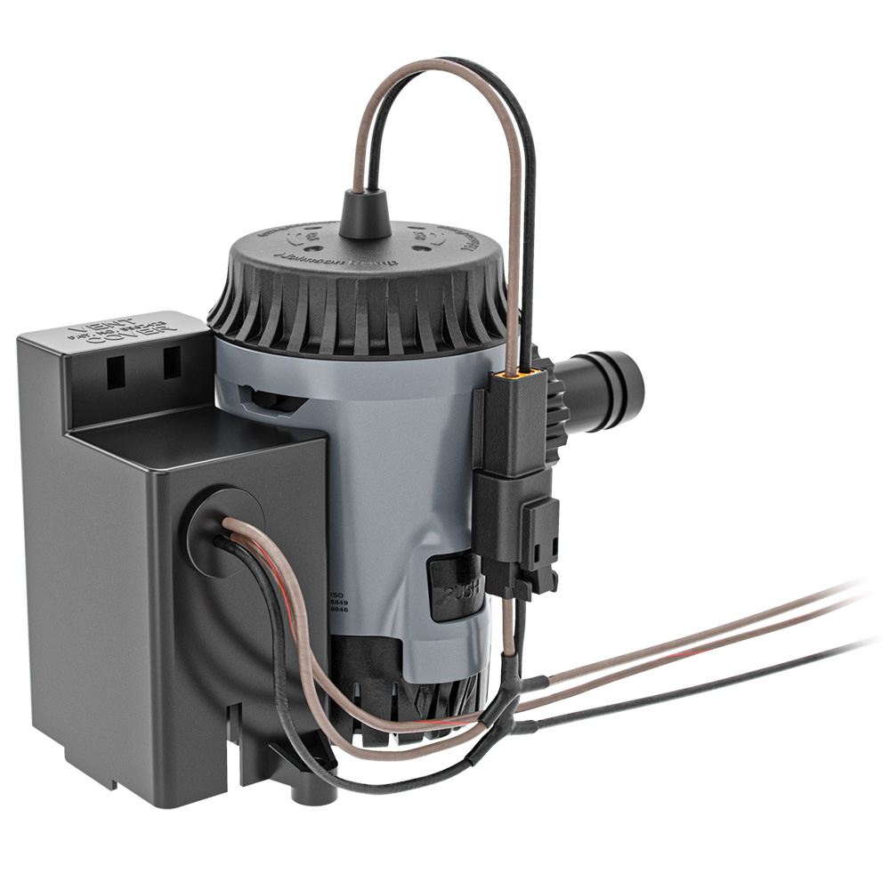 10-13637-02 Aqua Void Electro-Magnetic Combo 800 GPH Bilge Pump, 12V
