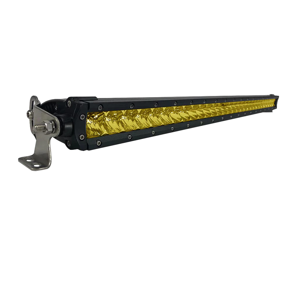 30Y-S5OS 30 in. Yellow Lens Single Row LED Light Bar with Combo Optics - Black Housing & Pro Series 3.0