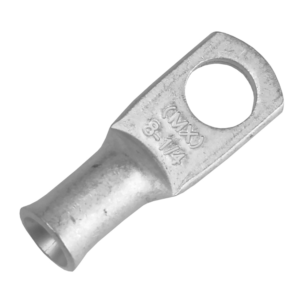 TAE8-14R-10 8 AWG Tinned Lug, 0.25 in. Stud Size - Pack of 10