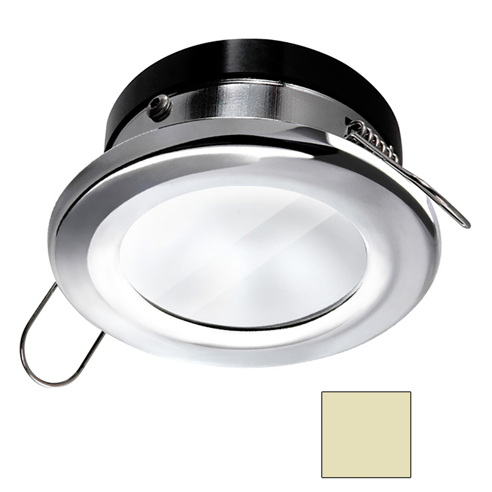 AP-4W-30K-PW11 Apeiron A1110Z 4.5W Spring Round Mount Light - Warm White & Polished Chrome