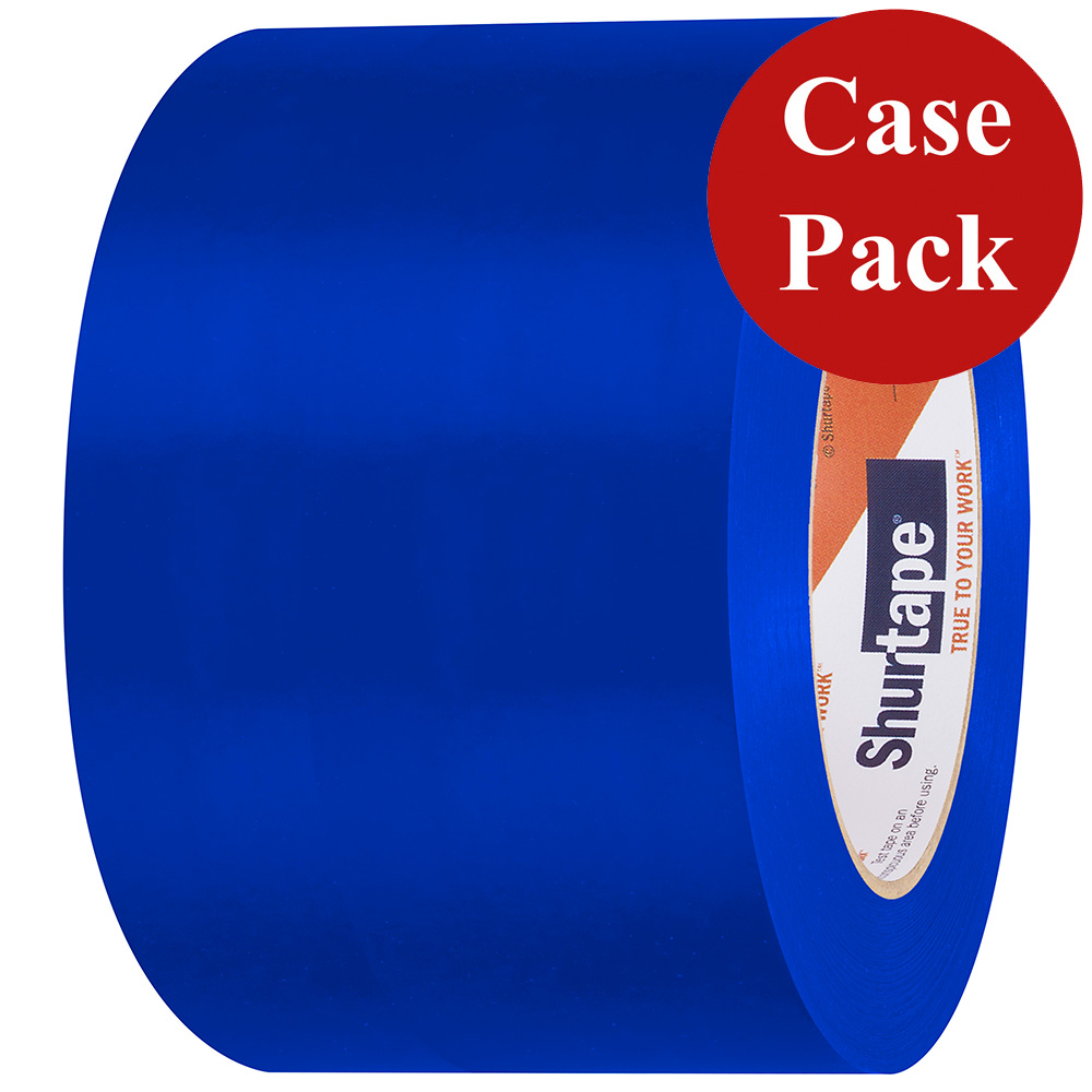 105748C UV-Resistant Marine Hull Preservation Tape with 72MM & 33M Roll - Straight Edge, Blue - Case of 16