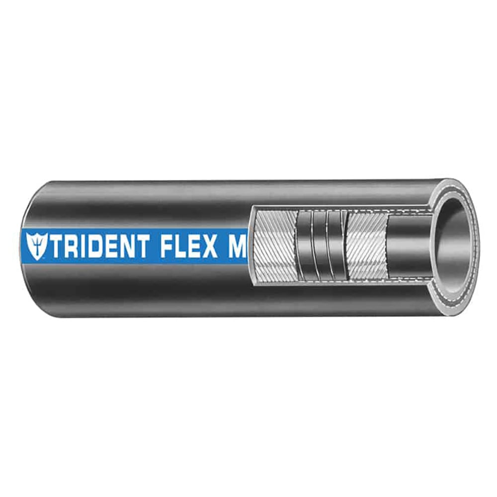 100-0346-FT 0.75 in. Flex Marine Wet Exhaust & Water Hose - Black