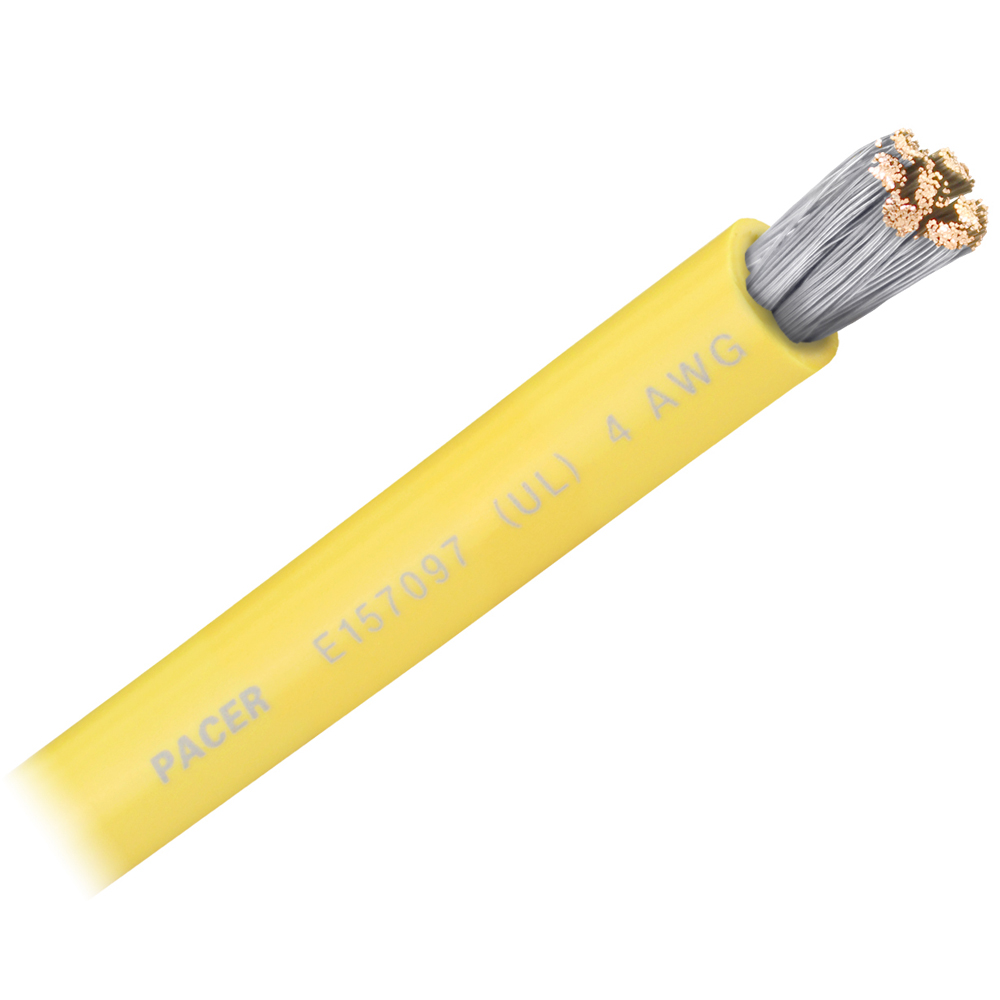 WUL4YL-FT Yellow 4 AWG Battery Cable