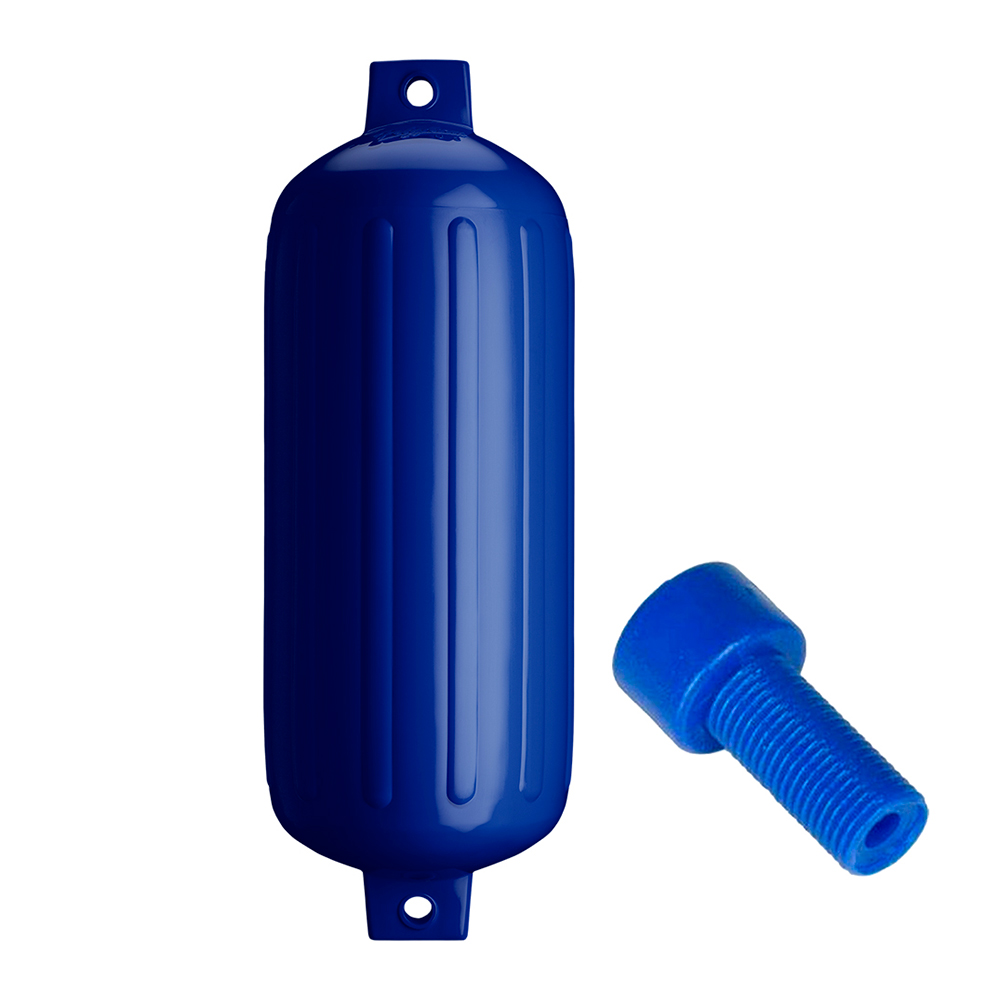 G-6 COBALT BLUE W-AIR ADAPTER 11 x 30 in. G-6 Twin Eye Fender with Adapter - Cobalt Blue