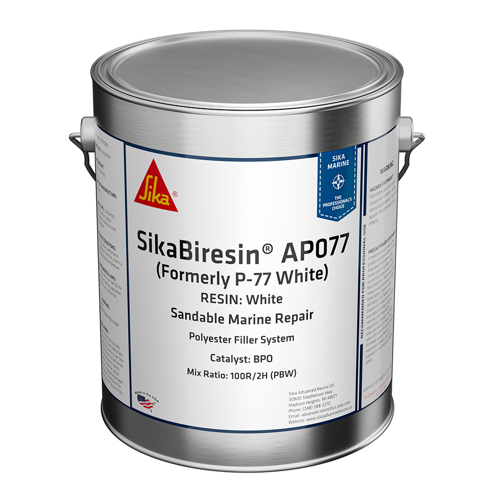 609801 Biresin AP077 Polyester Fairing Compound Above & Below Waterline - Quart