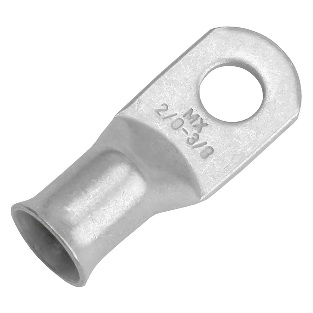 TAE2-0-38R-2 2-0 AWG Tinned Lug, 0.37 in. Stud Size - Pack of 2