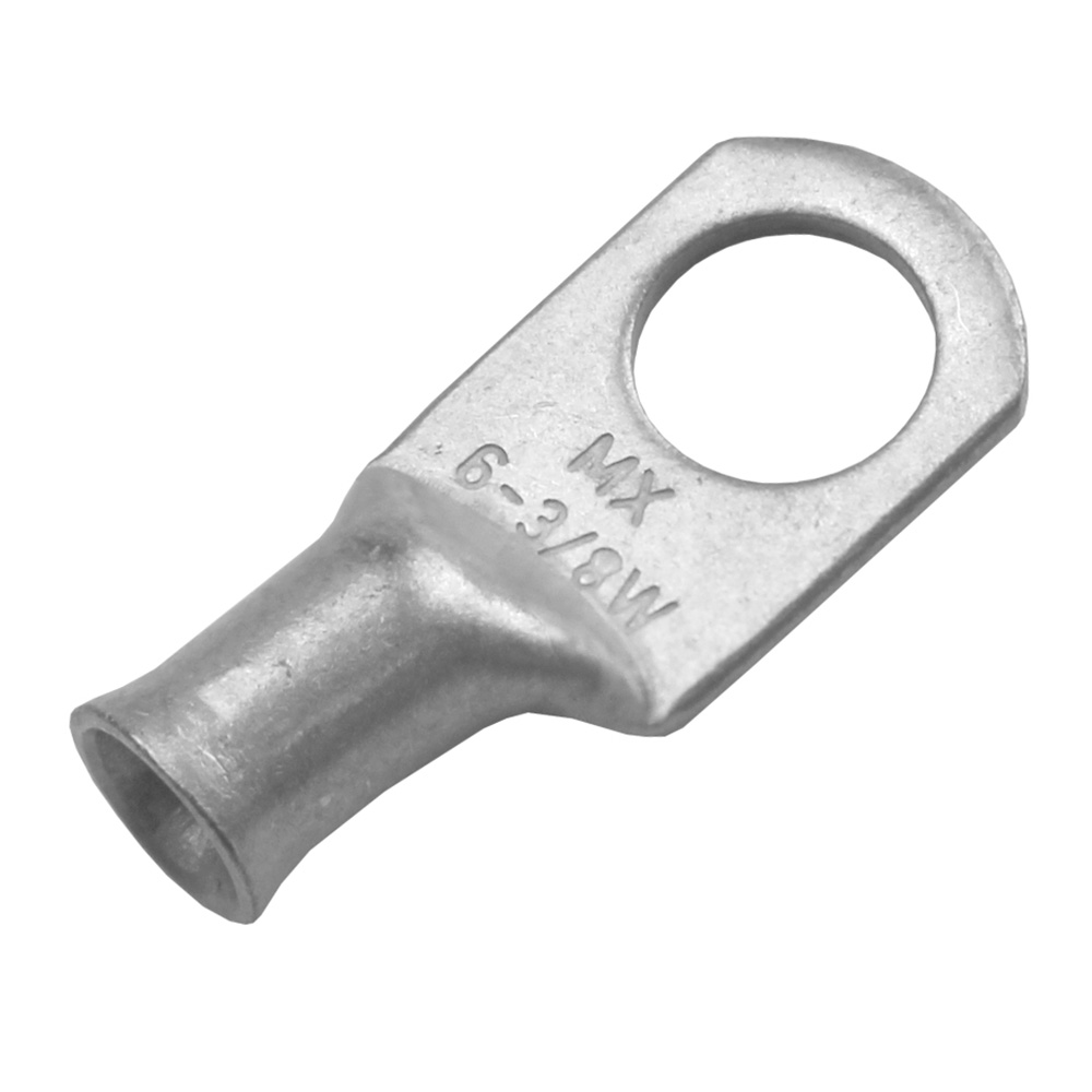 TAE6-38R-10 6 AWG Tinned Lug, 0.37 in. Stud Size - Pack of 10