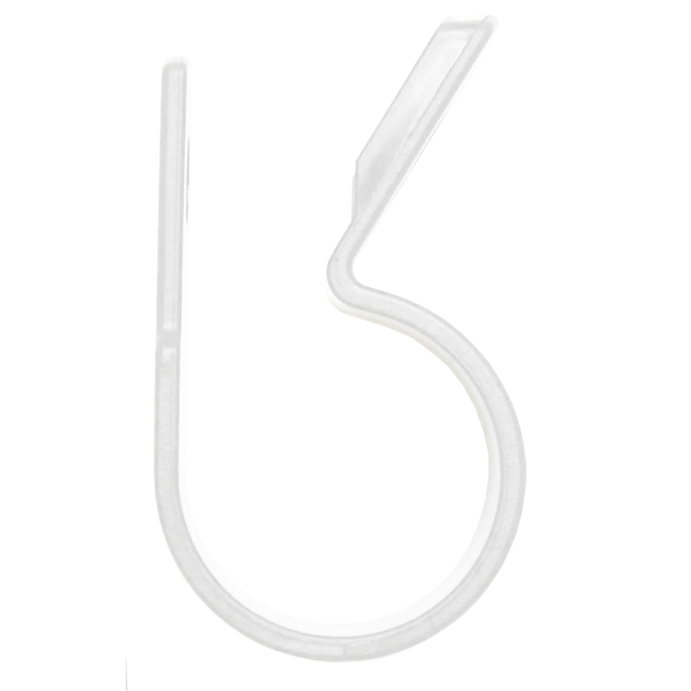 Pacer Nylon C-Clamps - 1-1/2in - Natural Color - 25 Pack