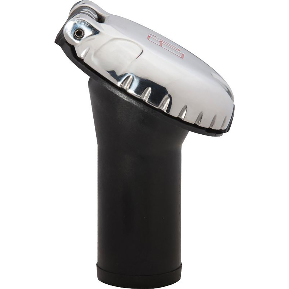 99DFCCAS1S Deck Fill for Carbon Canister System - Angled Body & Scalloped Stainless Steel Cap