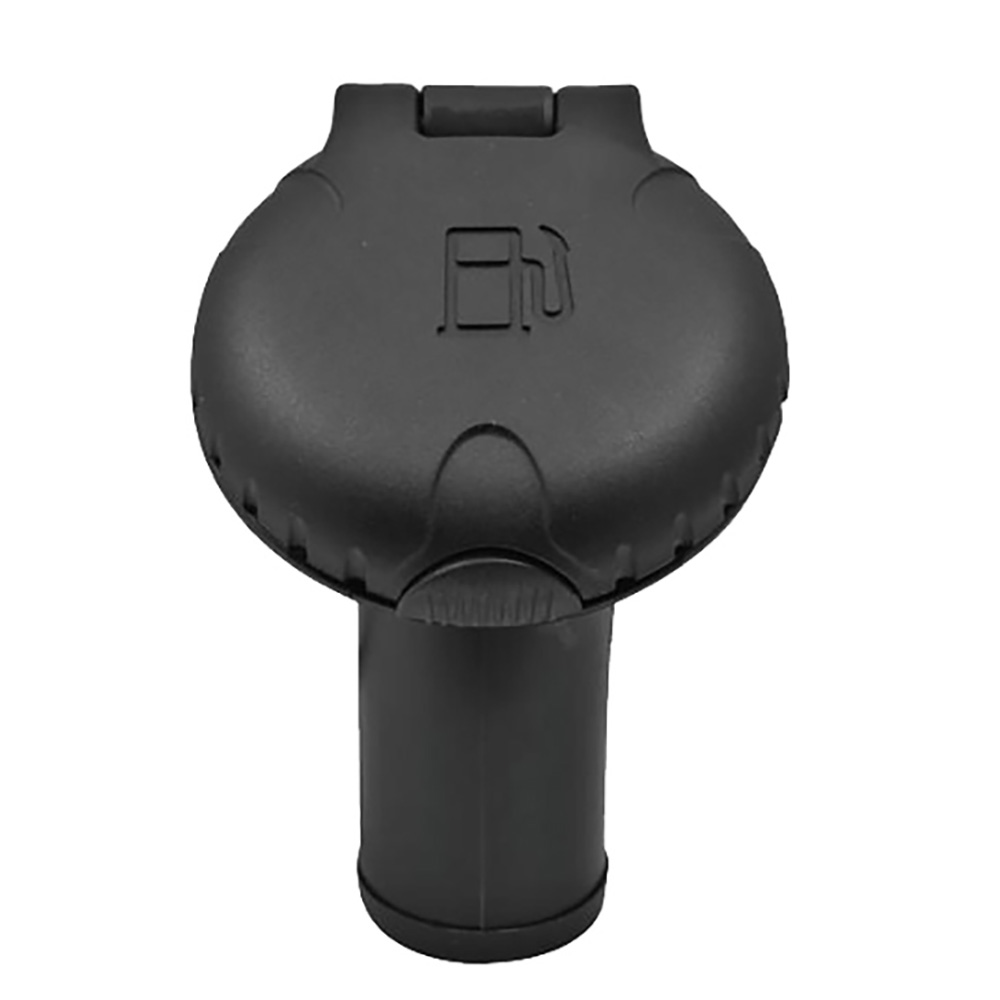 99DFCCAB1S Deck Fill for Carbon Canister System - Angled Body & Scalloped Black Plastic Cap