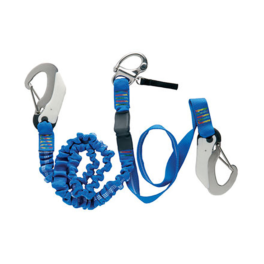 7008W Double Releasable Elastic Tether Fixed Line with 3 Hooks