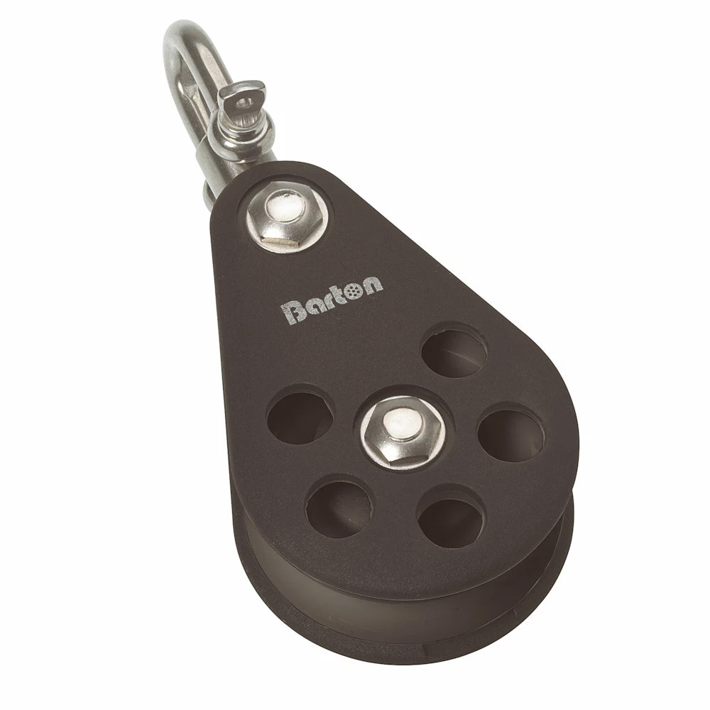 N05130 54 mm Plain Bearing Pulley Single Block Swivel - Size 5