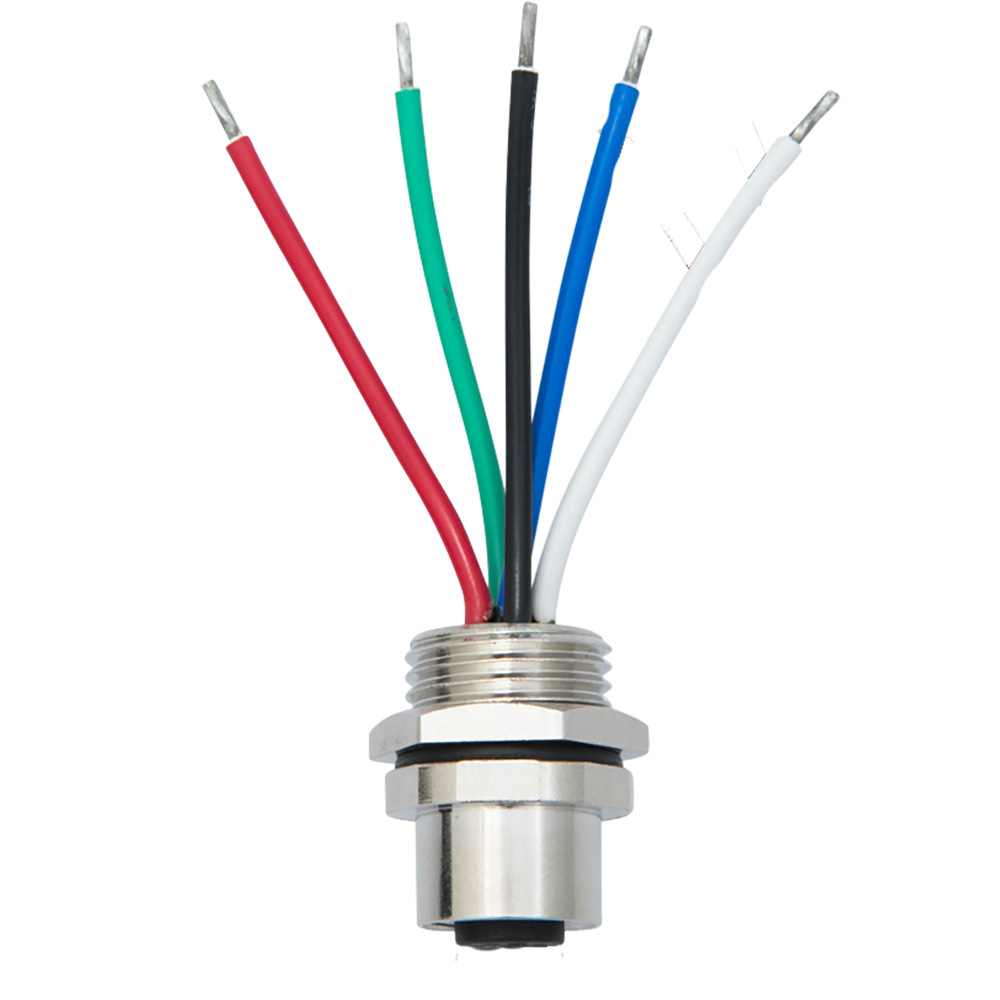 A2K-PMW-F Rear Panel Mount NMEA2000 Wired Micro 5-Pin Female Connector