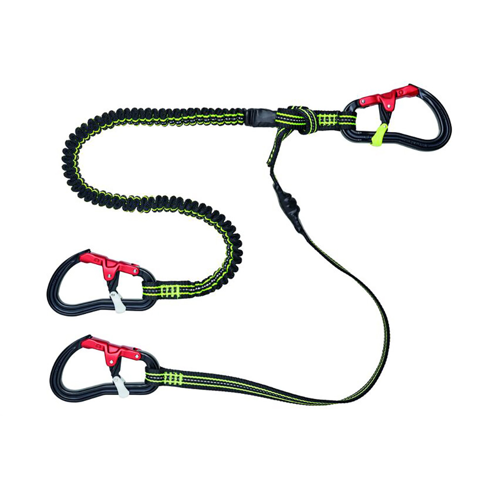 7039W 6 ft. Proline Elastic Tether - 3 Hooks Double