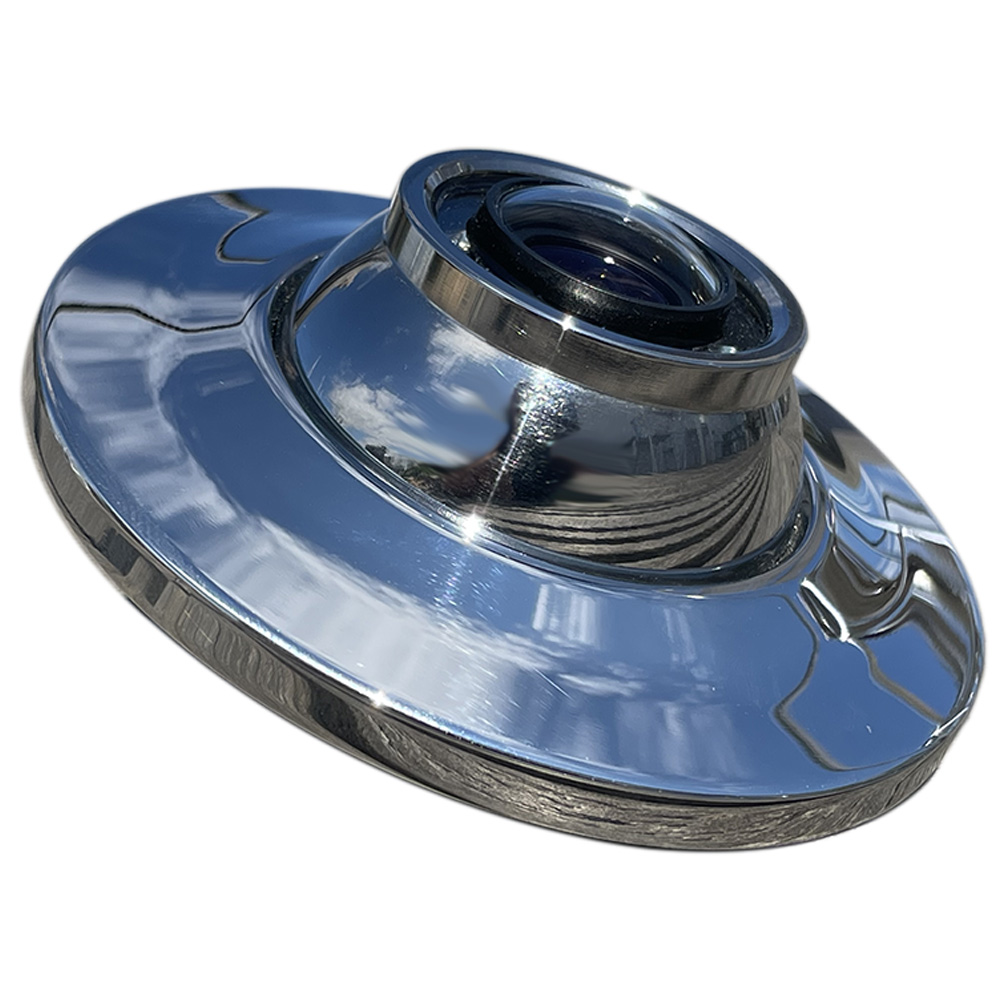 IRIS-S076 4-In-1 Flush Vertical Surface Mount - 316L Recess Mount Dome