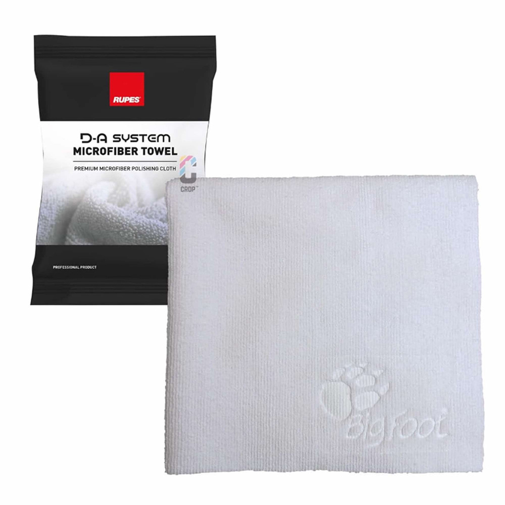 9.BF9070 16 x 16 in. D-A System Microfiber Towel - White