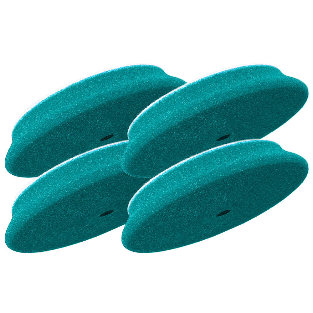 9.DA70B-4 70 mm D-A Intermediate Foam Polishing Pad, Light Blue - Pack of 4