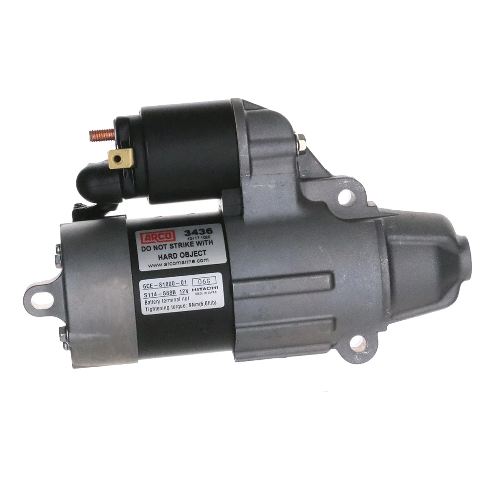 3436 Premium Replacement Outboard Starter for Yamaha 200-300HP - 9 Tooth