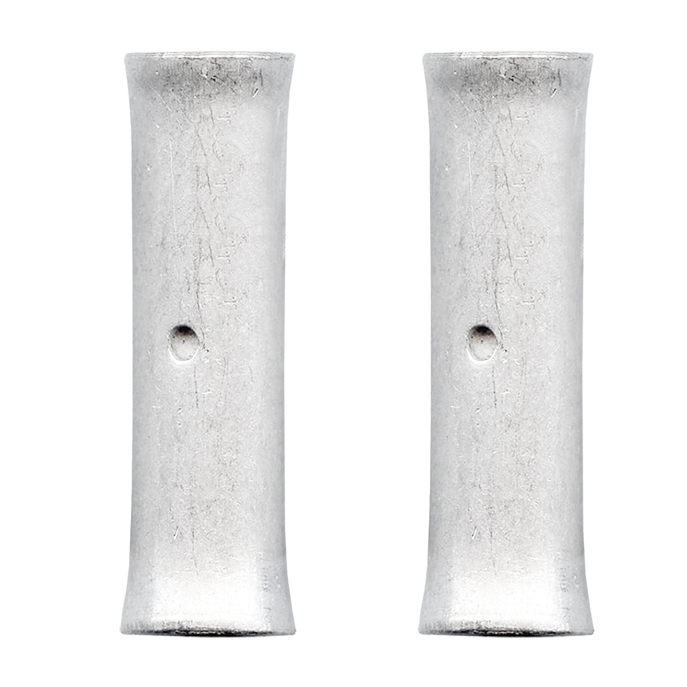 TBS2-2 2 AWG Seamless Butt Splice Connector - Non-Insulated - Pack of 2