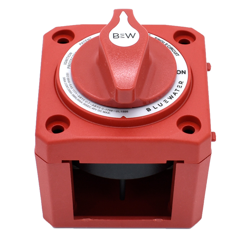 9800-006-11 On & Off Switch Battery Switch - Surface Mount, Red