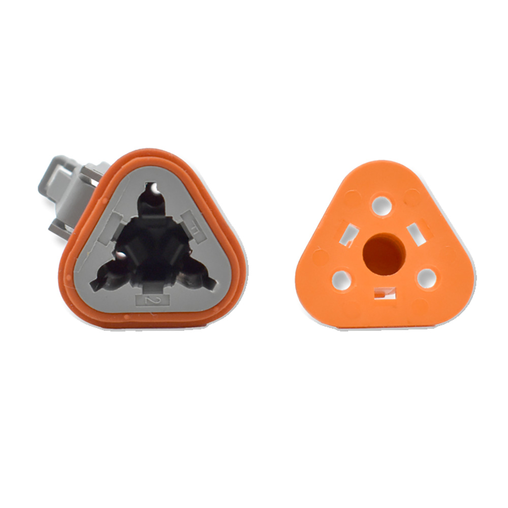 DT06-3S 3-Position Female Deutsch Connector with Wedge Lock