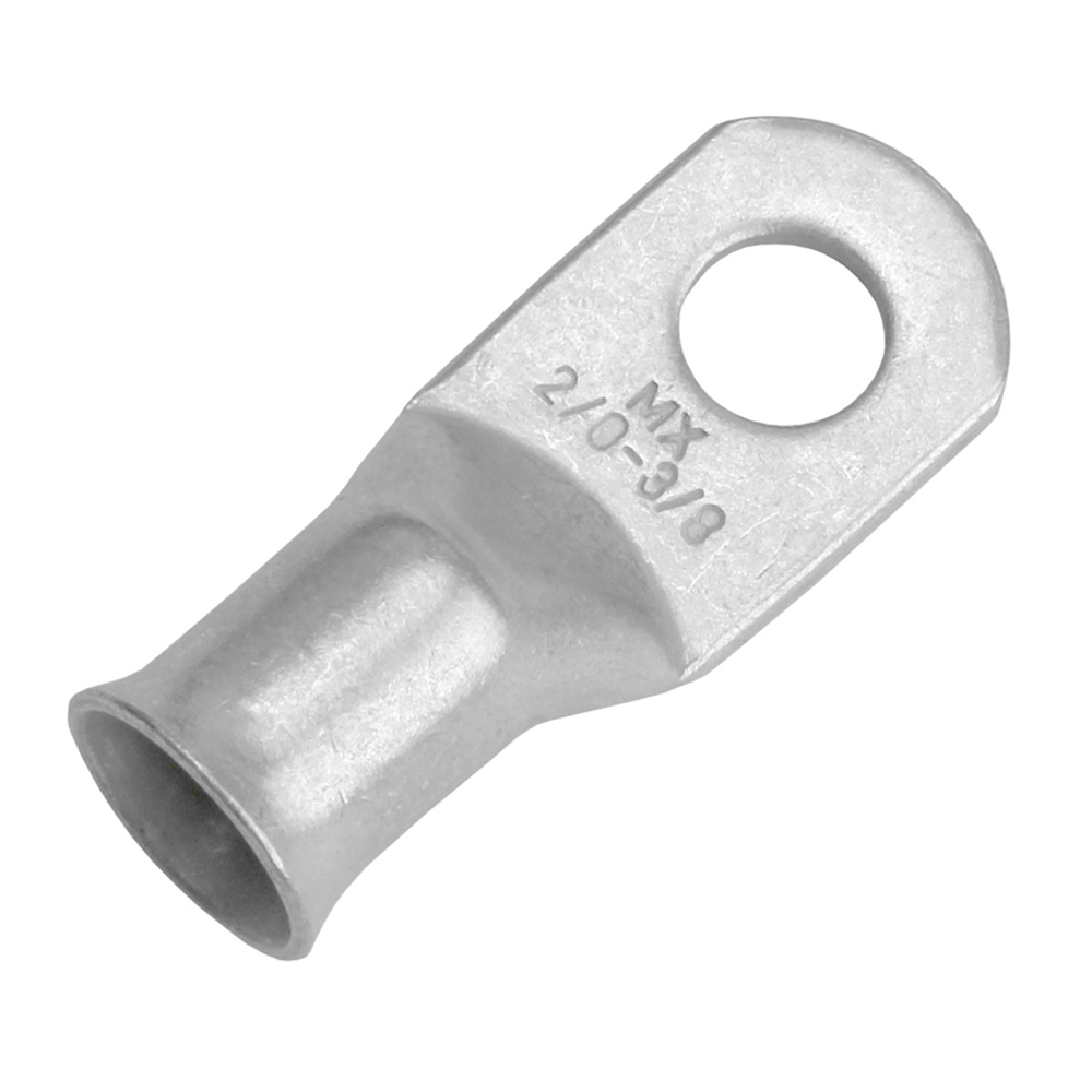 TAE2-0-38R-10 2-0 AWG Tinned Lug, 0.37 in. Stud Size - Pack of 10