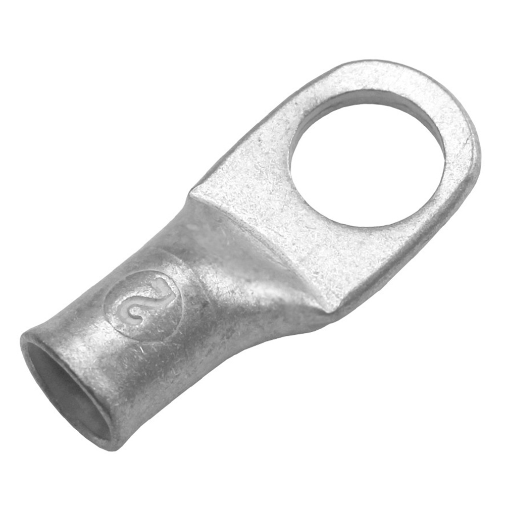 TAE2-12R-10 2 AWG Tinned Lug, 0.5 in. Stud Size - Pack of 10
