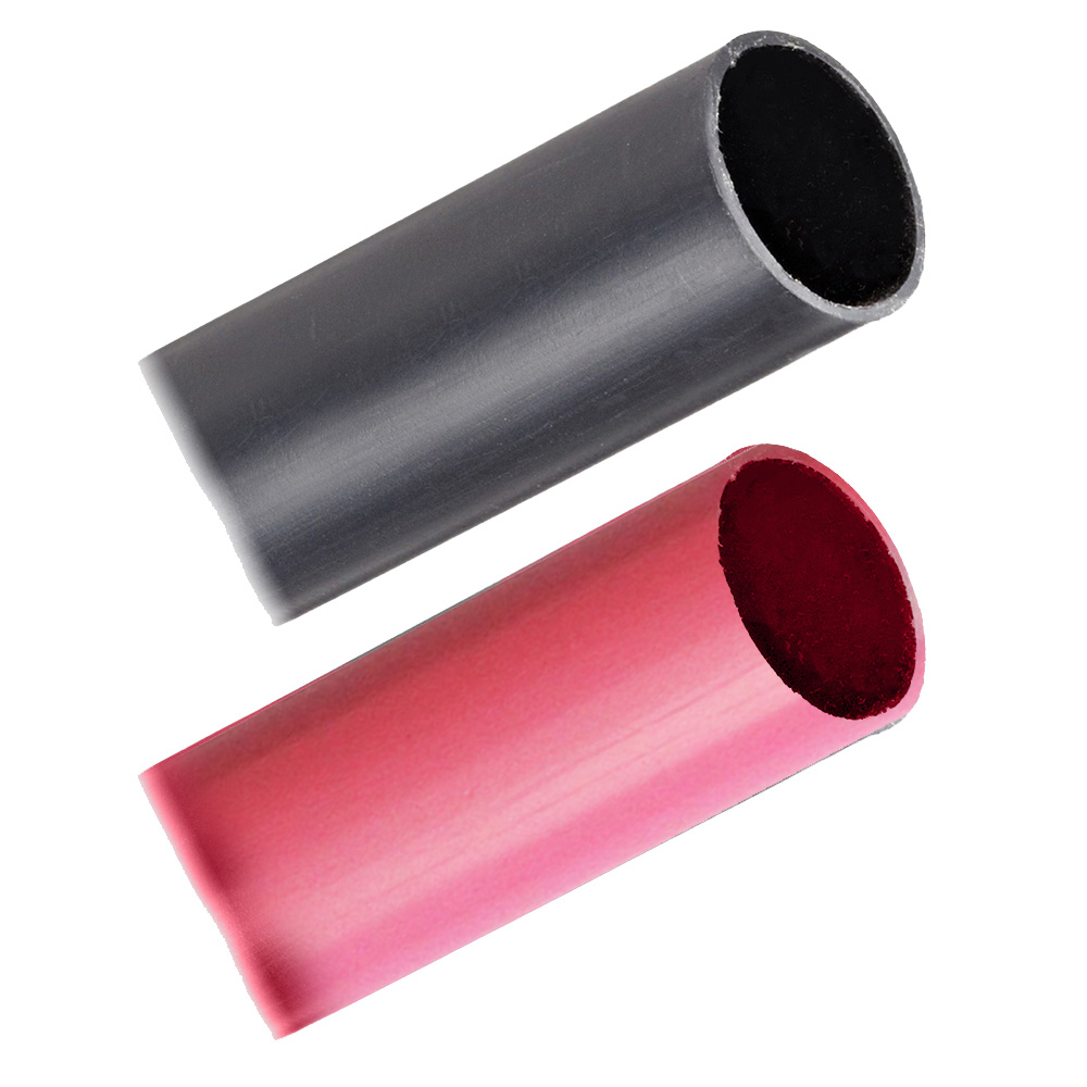 BHW1-3BKRD 1 x 3 in. Battery Cable Heavy Wall Heat Shrink Tubing, Black & Red - 2 Piece Combo Pack
