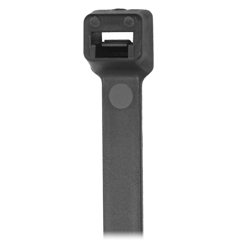 CT1.5I-100BK 6 in. Black Cable Tie with 30-40 lbs Tensile Strength - 1.5 in. Bundle Diameter - 100 Piece