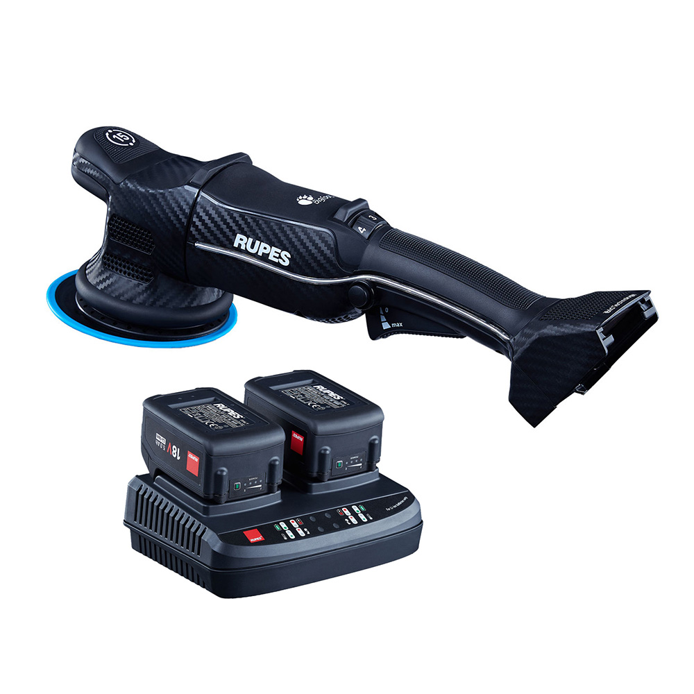 HLR15-CB2-STD Random Orbital Polisher Bigfoot HLR15 iBrid Tool Plus Charger & 2-Batteries
