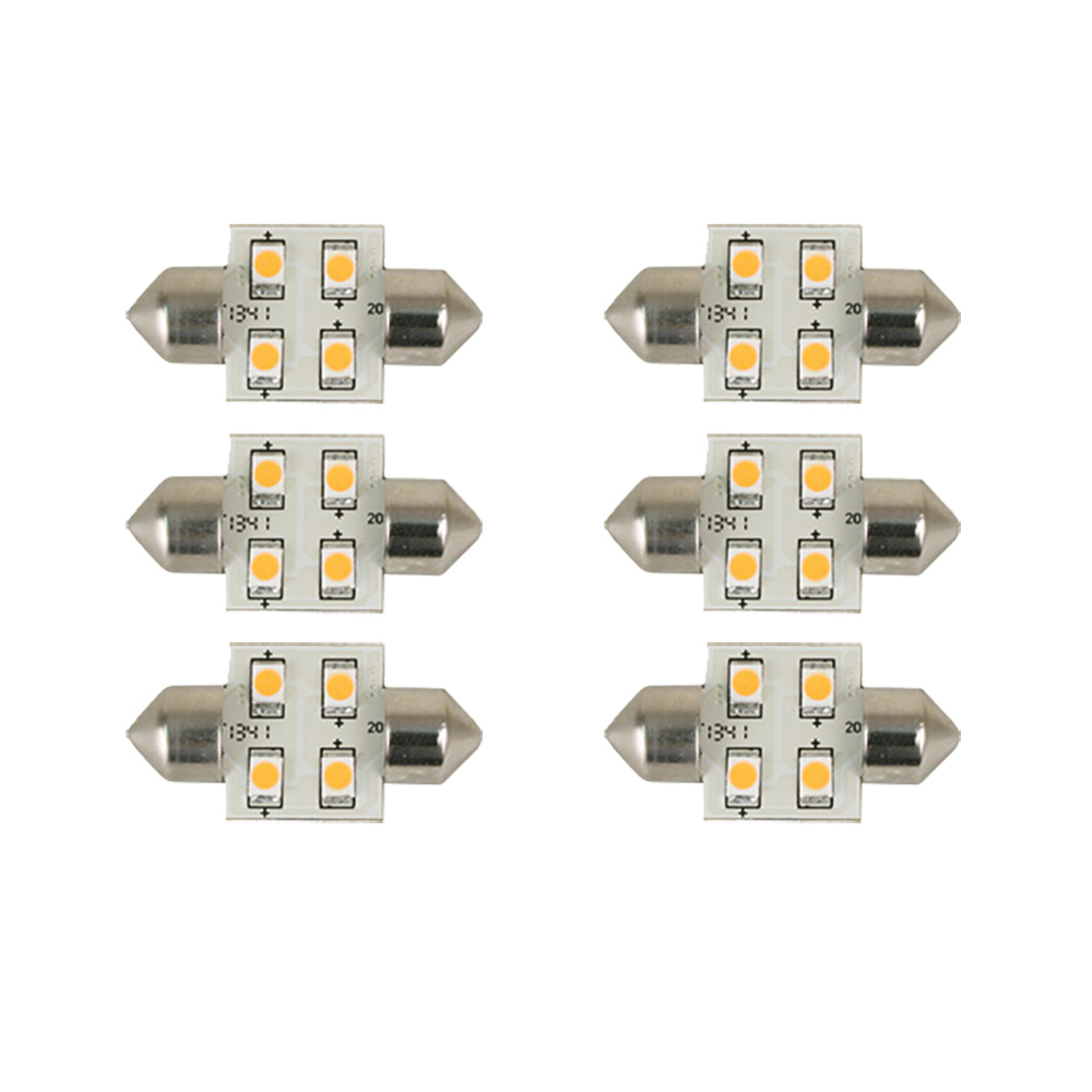 41161 Cool White Bulbs - Pack of 6