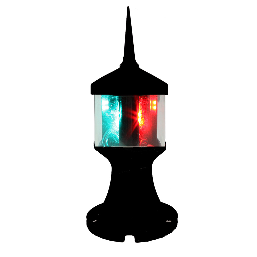 LLB-73BK-01-BB 12V Tri-Color Anchor Zero Emission Light Fixture - Black