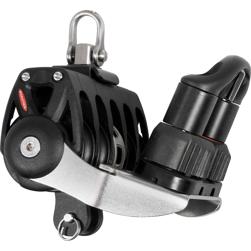 RF46530 Series 40 Orbit RT Block with Quin Becket, Cleat & Swivel
