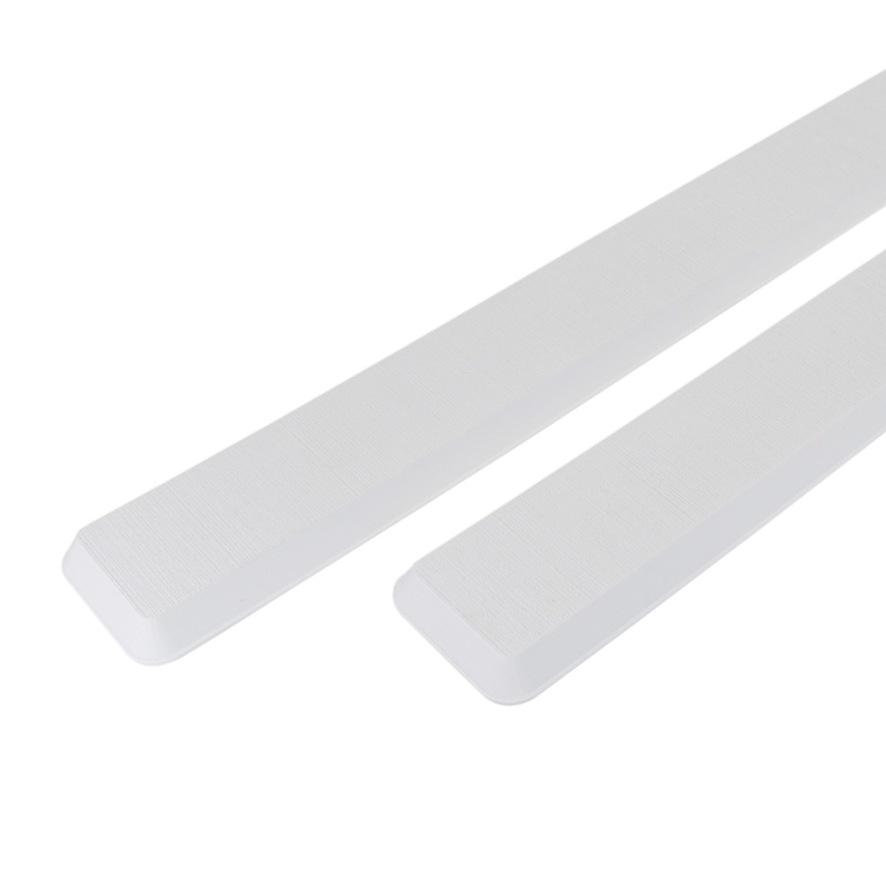 53582-81235 4 x 39 in. Cockpit Coaming Bolster Set with Brushed Texture - White - 20 mm Thick - Pack of 2