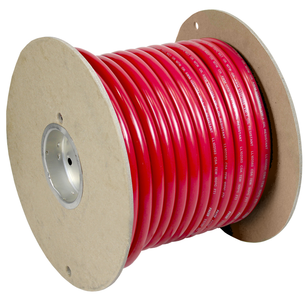 WUL1RD-100 Red 1 AWG Battery Cable - 100 ft.