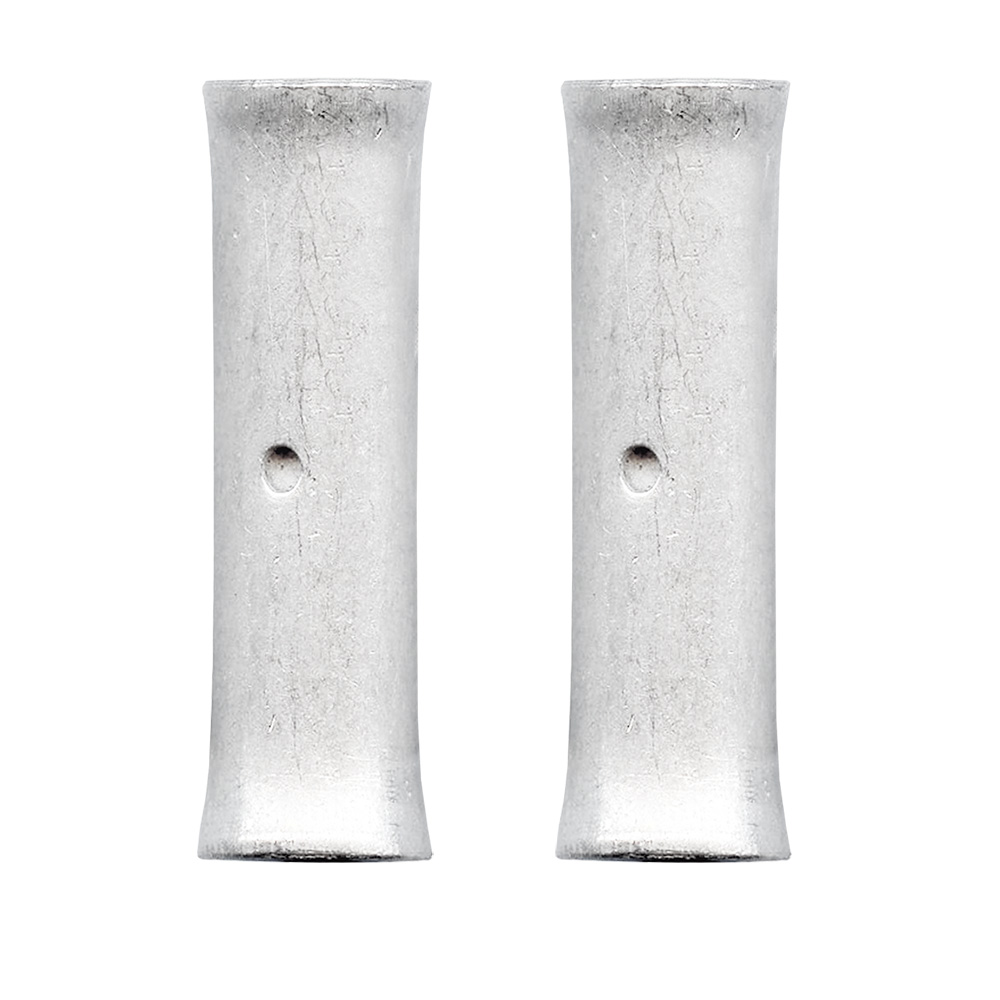 TBS4-2 4 AWG Seamless Butt Splice Connector - Non-Insulated - Pack of 2