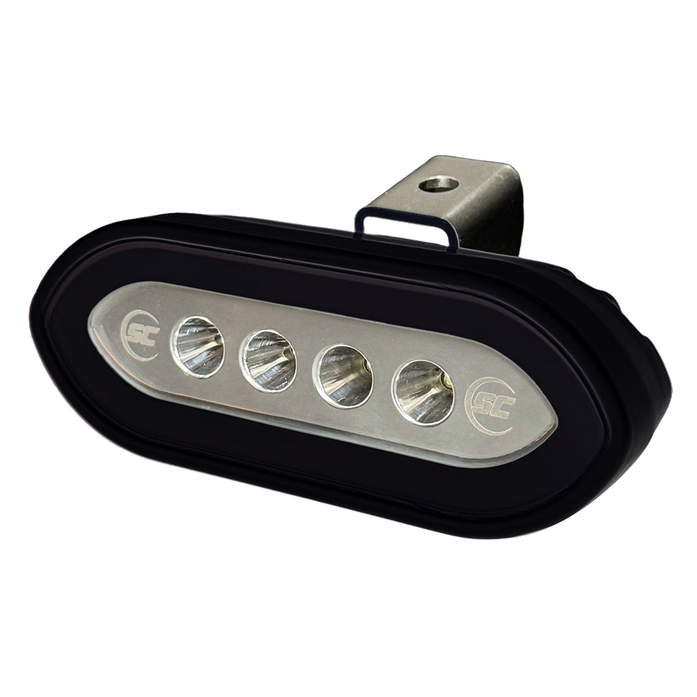 SCM-SLB4X-GW-BK Bracket Mount Spreader Light - Black Housing & White
