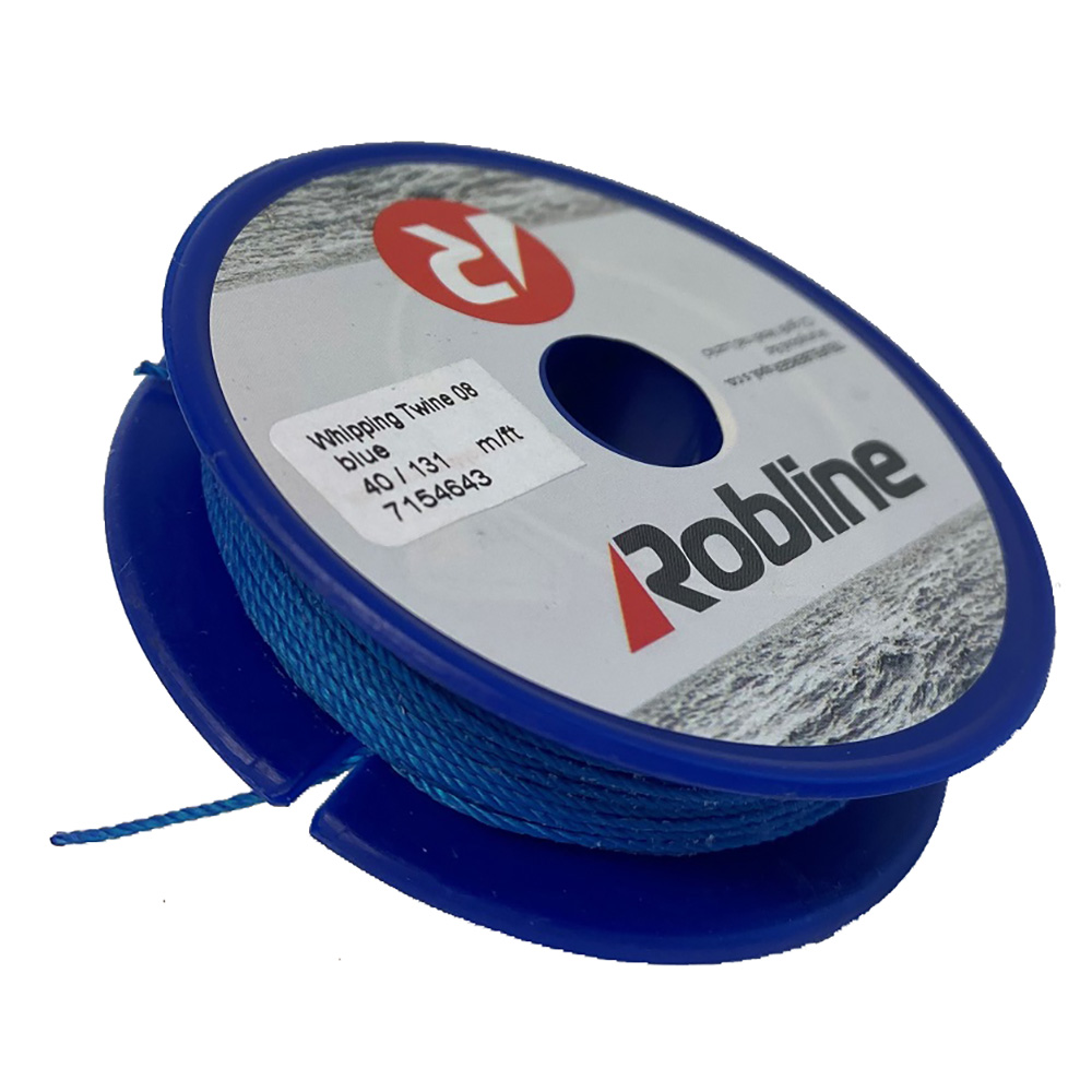 Robline 295' #4 Medium Waxed Whipping Twine, Blue | For Sailing | by West Marine