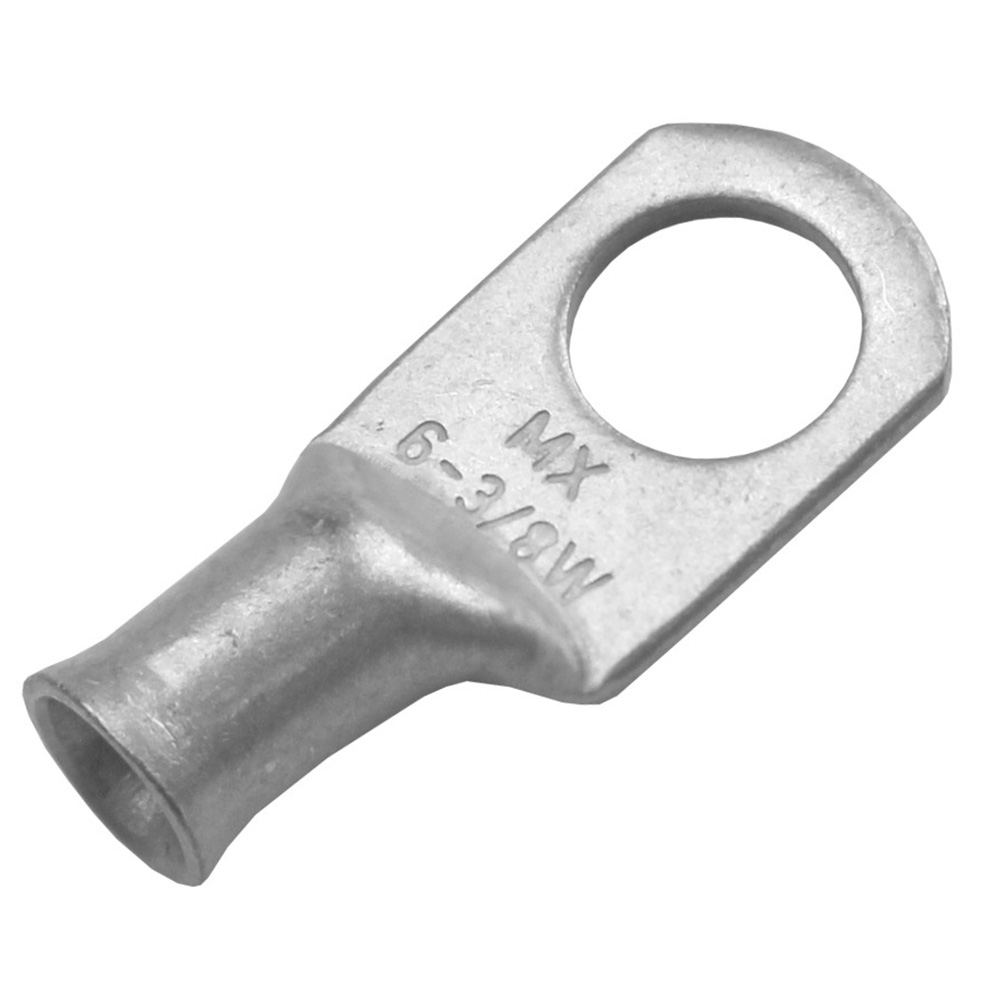 TAE6-38R-2 6 AWG Tinned Lug, 0.37 in. Stud Size - Pack of 2