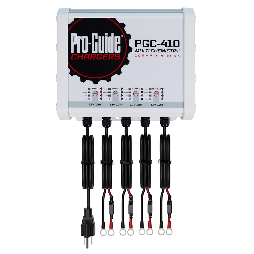 PGC-410 4-Bank On-Board Battery Charger - 12V & 40A