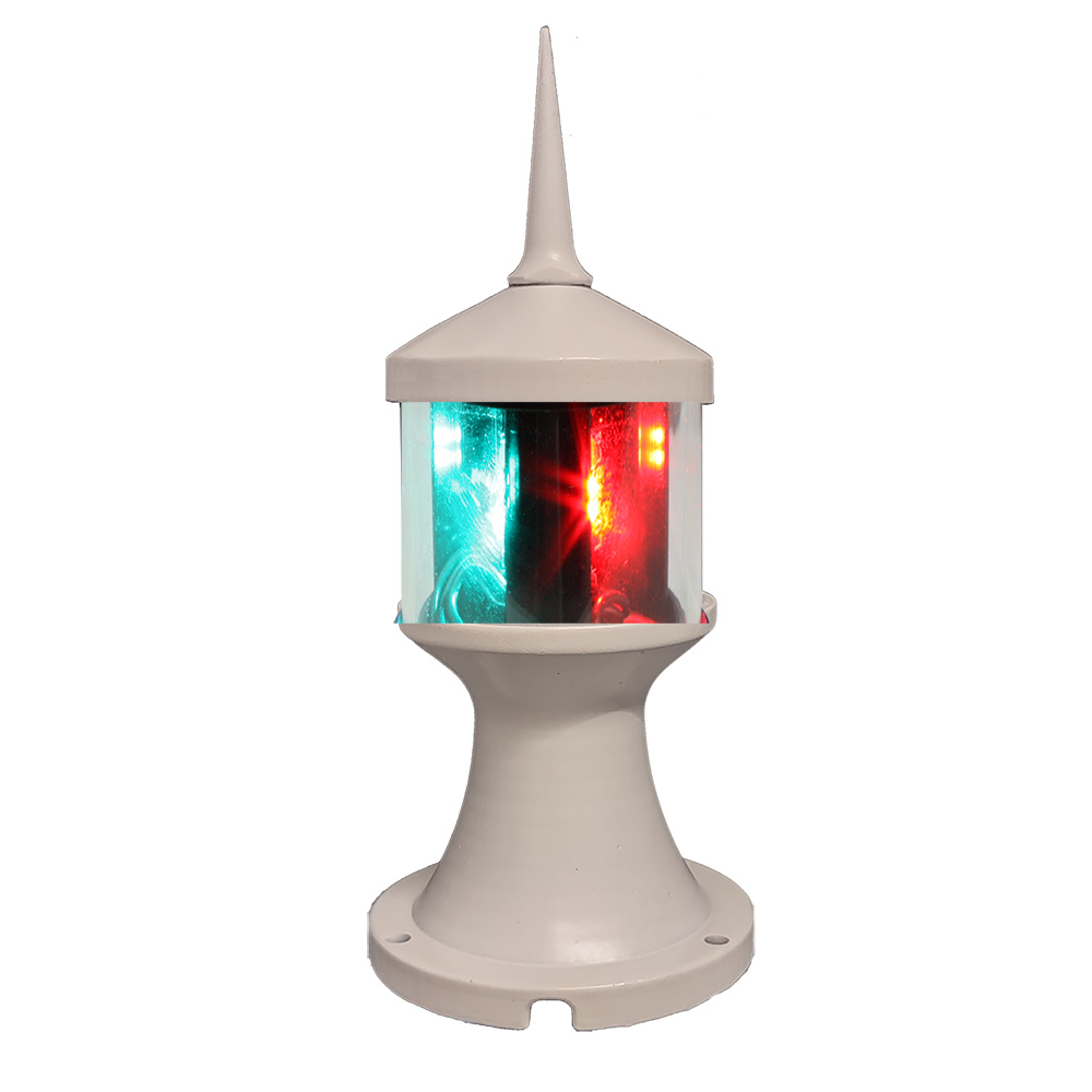 LLB-73BK-01-WB 12V Tri-Color Anchor Zero Emission Light Fixture - White