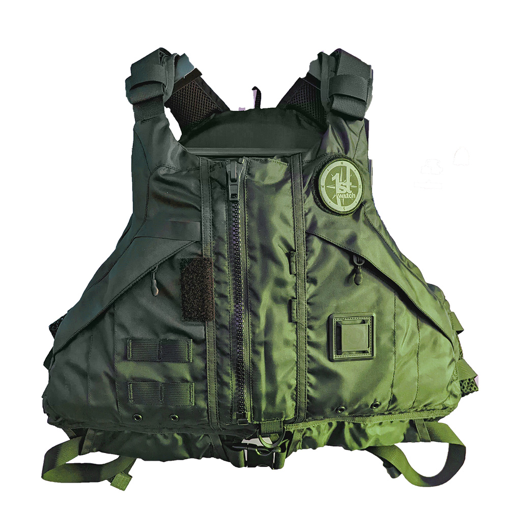 AV-1000-GN-XL-XXL Kayak Style Duty Personal Flotation Device, Green - Extra Large & 2XL